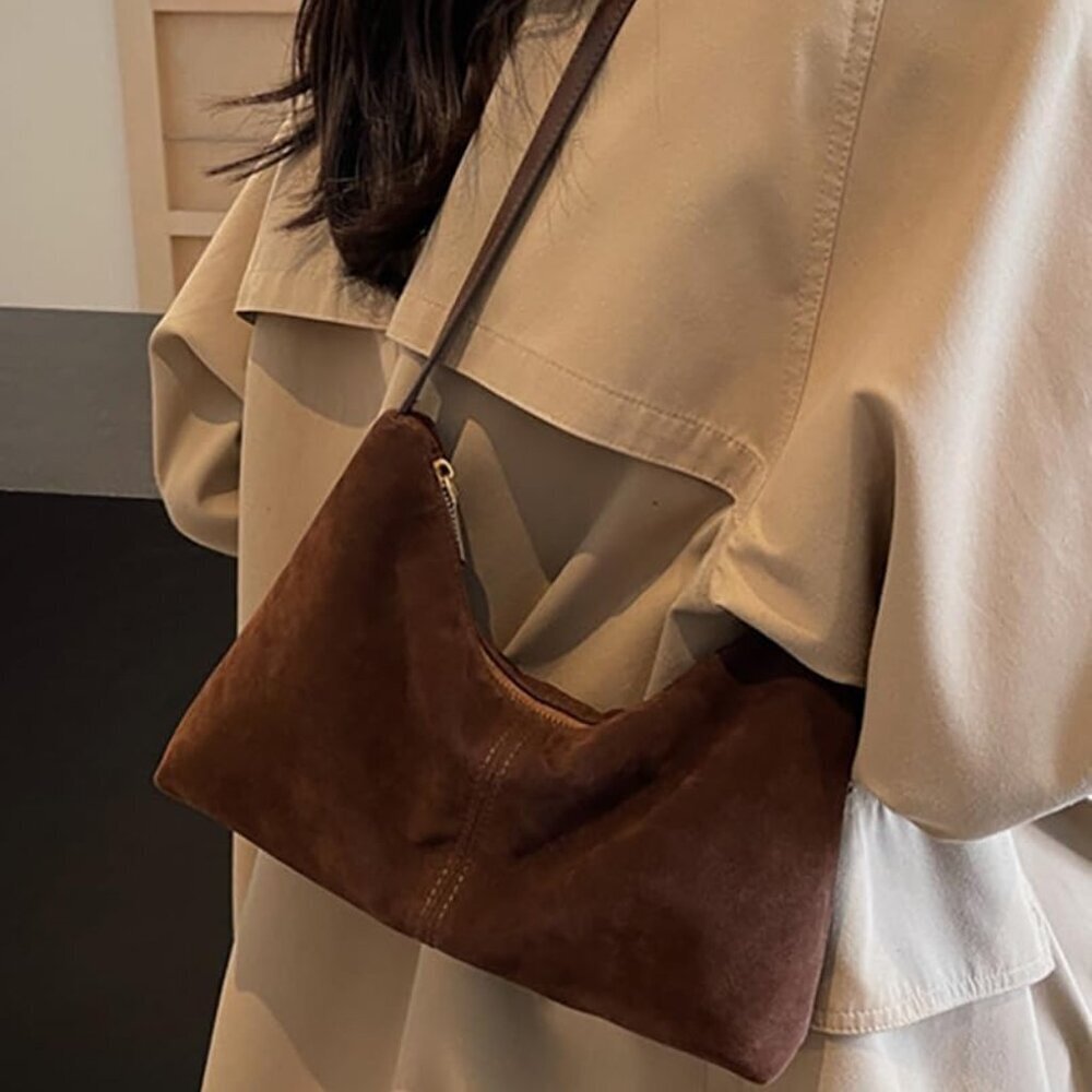 Casual Women's Crossbody Bag PU Leather Tote Satchel Shoulder Purse - Picture 4 of 5